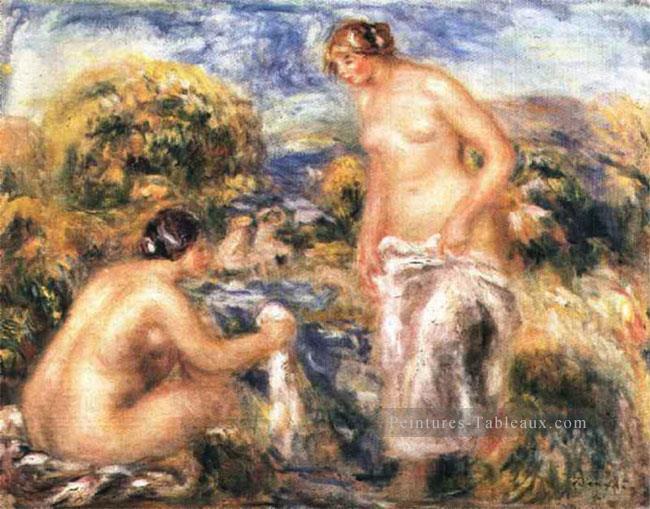 baigneurs 1910 Pierre Auguste Renoir Peintures à l'huile